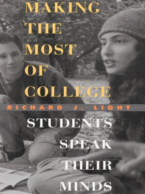 cover image of Making the Most of College
